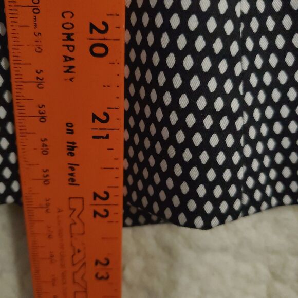 Worthington Women's Blazer Size 8 Black & White Diamond 2 Button Lined Jacket - Picture 6 of 14